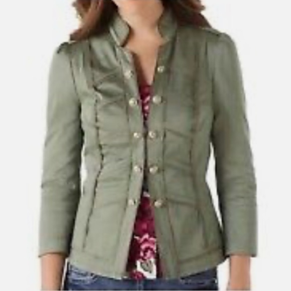 White House Black Market Olive Green Jacket XS/S